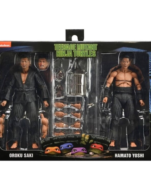 Neca TMNT Oroku Saki & Hamato Yoshi 2-pack
