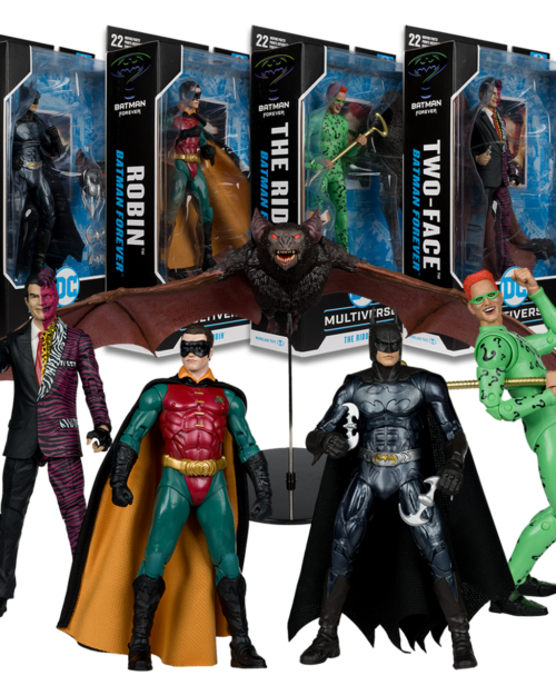 Batman Forever Bundle Set (4) w/Nightmare Bat 7" Build-A-Figure