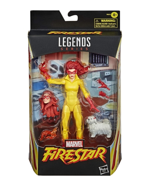 Marvel Legends Series Firestar Action Figure with Ms. Lion